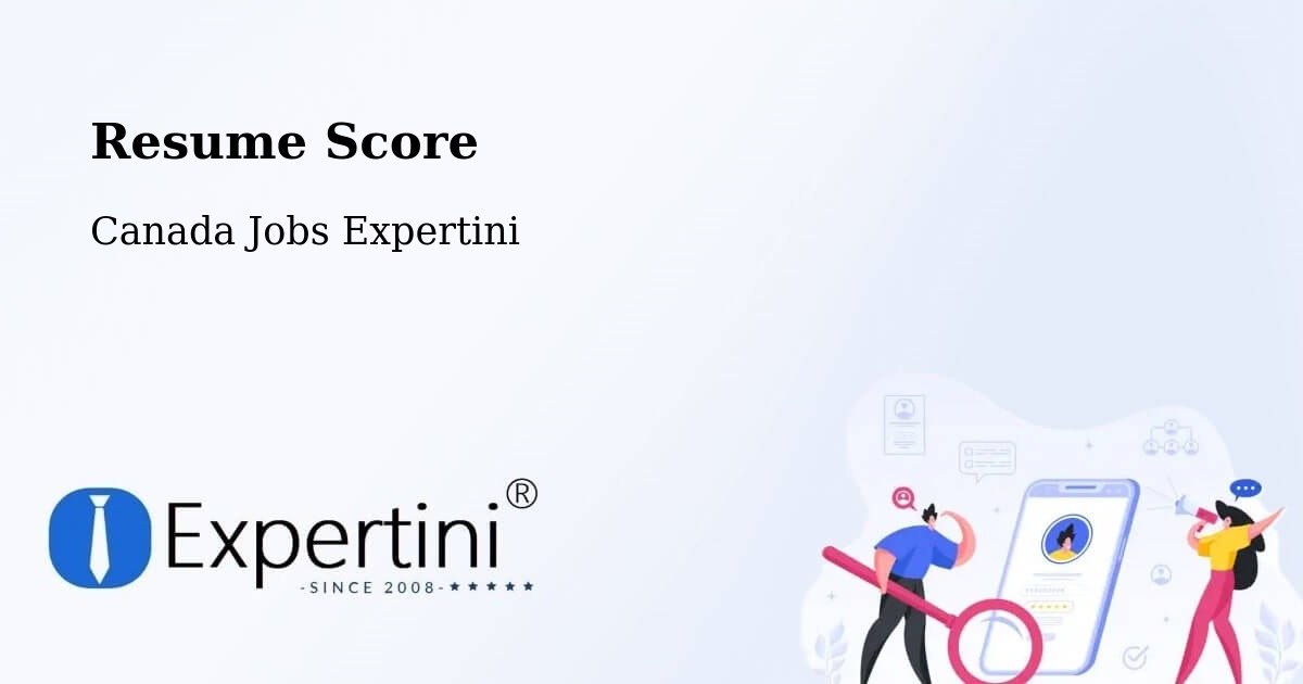 Resume Score & Job Description Match Tool – King - Canada Jobs Expertini