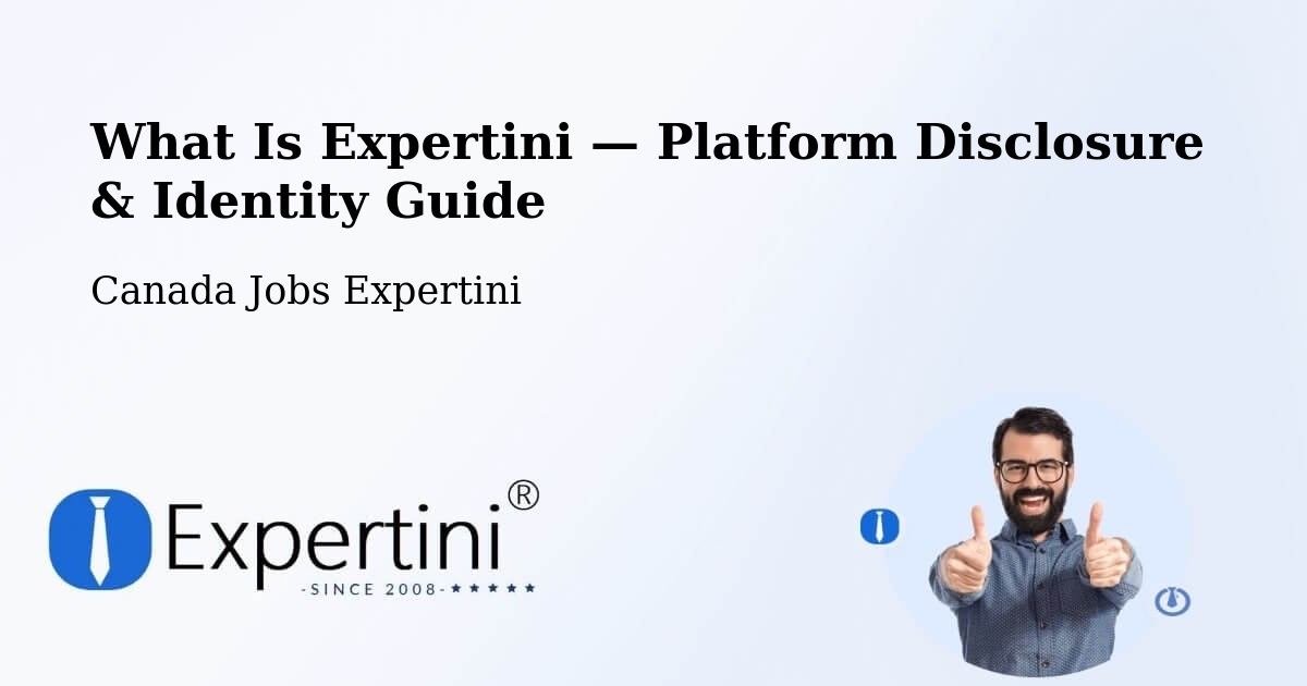 What Is Expertini — Platform Disclosure & Identity Guide – King